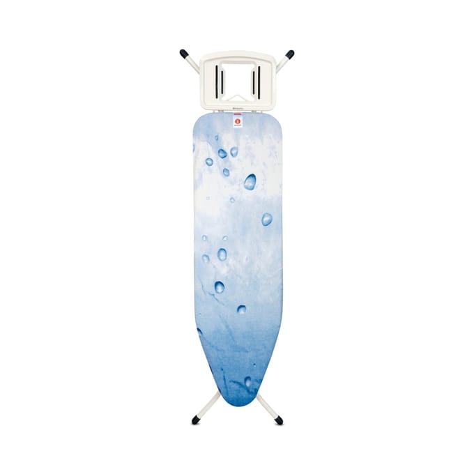 Brabantia Strijkplank B - met Strijkijzerhouder - 124 x 38 cm - Ice Water