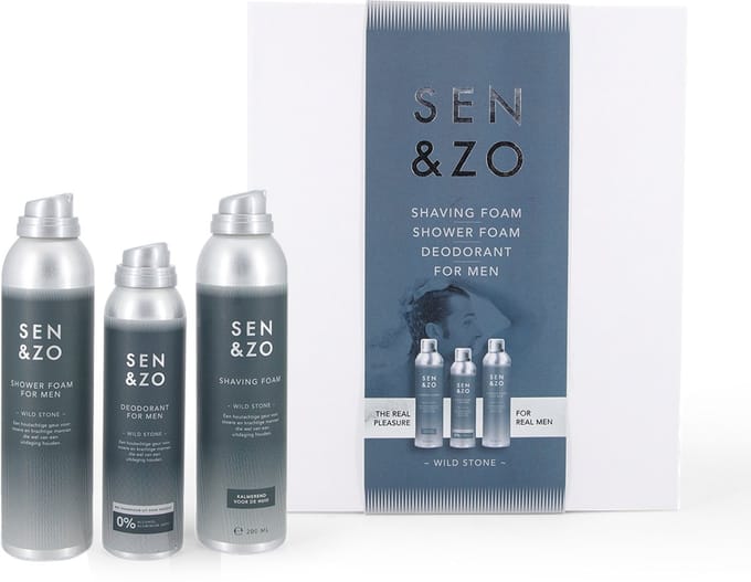 Sen&Zo Cadeaubox Mannen Cadeaubox Men Hair, Showerfoam, Deo