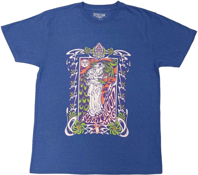 Fleetwood Mac - Lady Lyre Heren T-shirt - M - Blauw