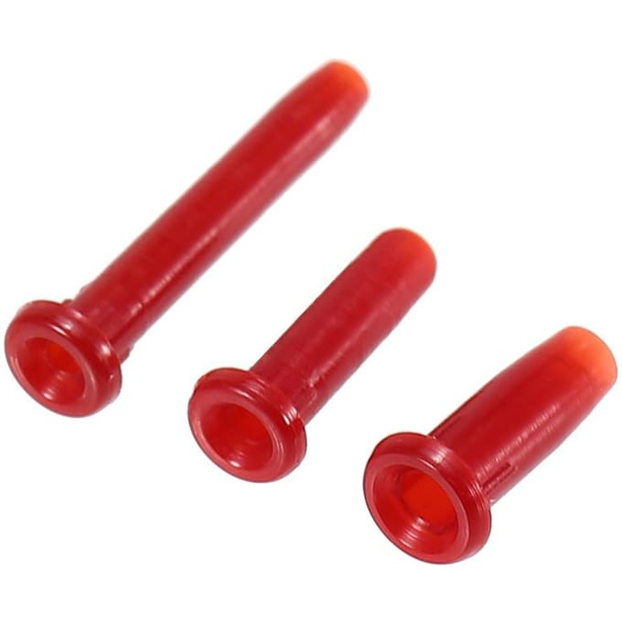 1 zak Badmintonracket Grommets Oogjes Racket String Protector Bespanning Tubing red