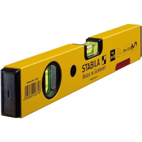 Stabila Type 70 M 2871 Metalen waterpas Incl. magneet 30 cm 0.50 mm/m