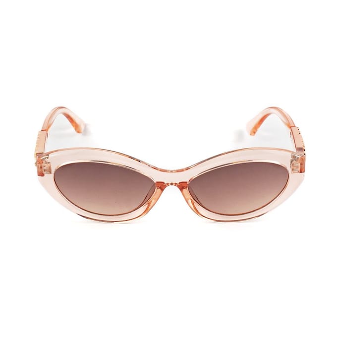 Guess Cat Eye Vrouwen Glimmend Roze Bruin Gradiënt GO00070