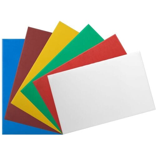 GGM Gastro Snijplank-set - 325x530mm - Dikte: 20mm - HACCP-conform - Polyethyleen - Multicolor - Vaatwasmachinebestendig