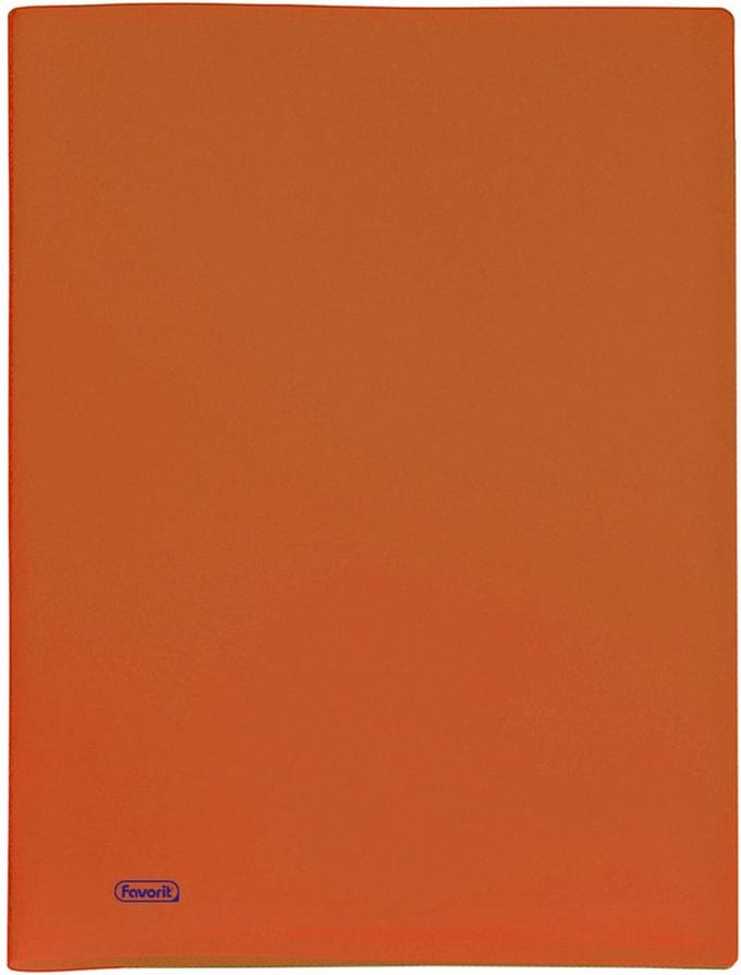 Favorit 100460297, A4, Polypropyleen (PP), Oranje, 60 vel, 220 mm, 300 mm