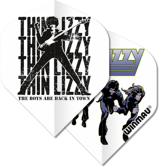 Dartpijlen Flights Set - Rock Legends Thema - 3 Stuks