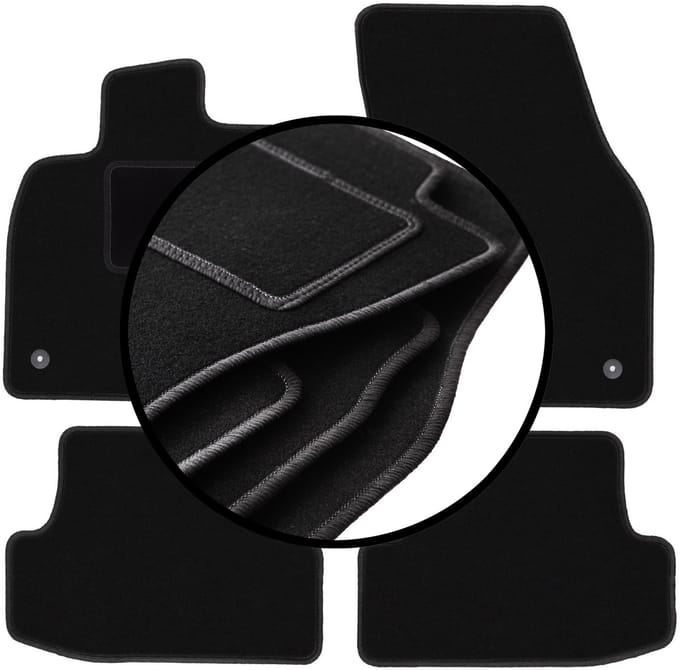 Complete set veloursmatten voor: Audi Q2 crossover (2016-)