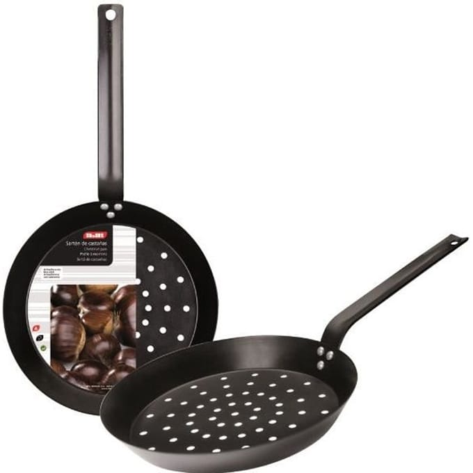 Kastanjepofpan - IBILI - Moka - 26 cm - Staal - Anti-aanbaklaag