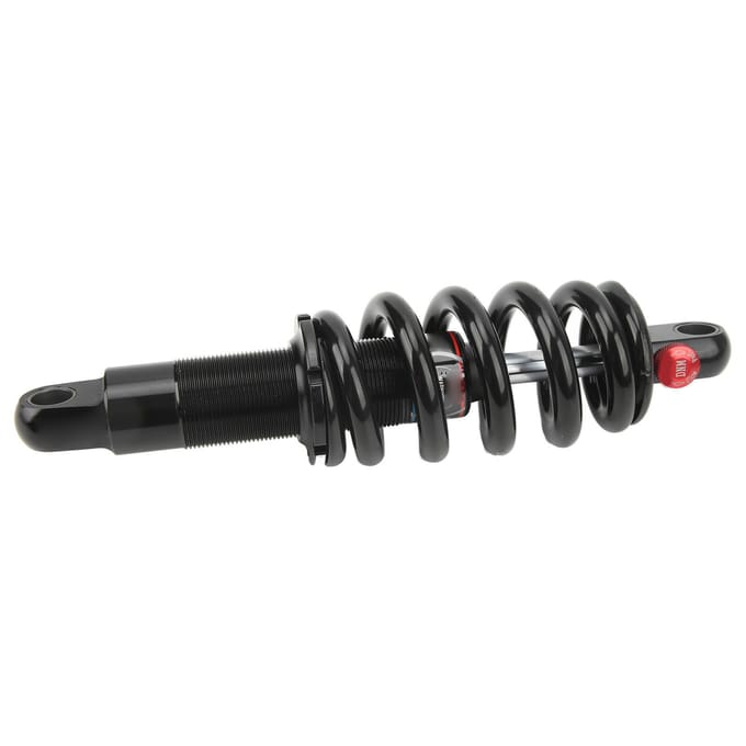 Fietsschokdemper Oliedruk Aluminiumlegering Stalen Spiraalveer Schok CNC Fietsaccessoire Voor gray