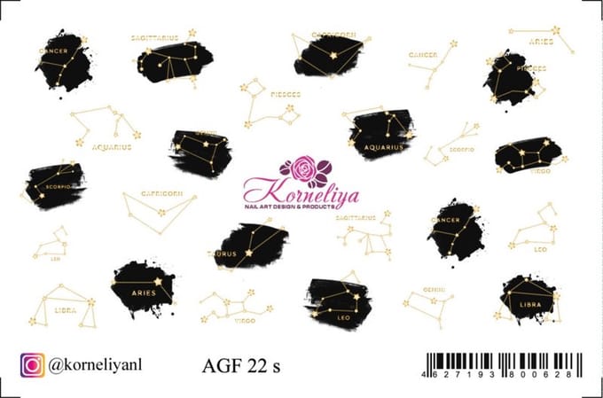 Korneliya Folie Decal AGF 22 Gold