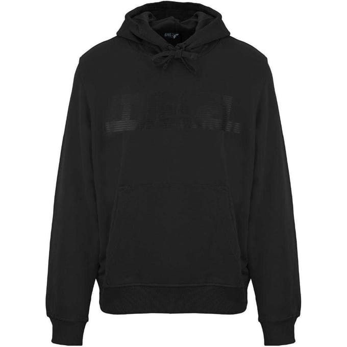 Diesel Heren Monotone Logo Hoodie (Zwart)