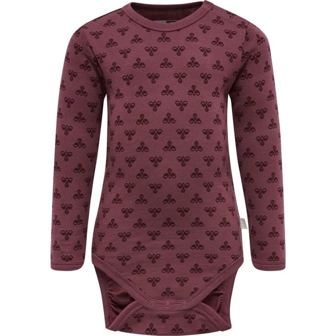 Hummel kinderbody met lange mouwen Hmlbambo L/S 212451