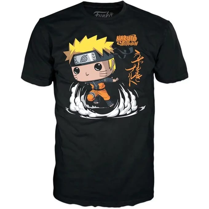 Verzamel T-shirt en beeldje Funko Naruto POP! Running