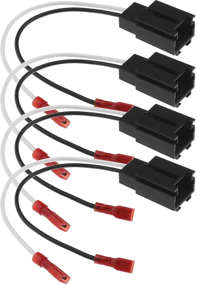 4 Stuks Auto Audio Speaker Kabel Adapter Set voor C2 - Draad Harnas Connector