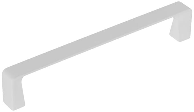Gamet - Soft Touch U Greep - Wit - 128mm - Zamak-Aluminium