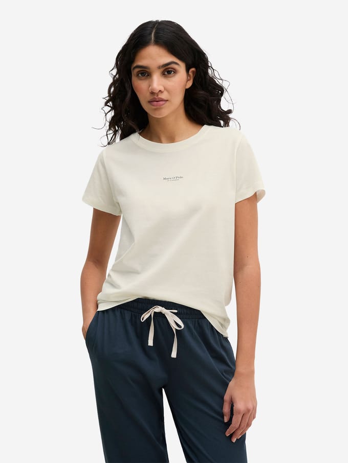 Regular fit Pyjamabovendeel van puur katoen