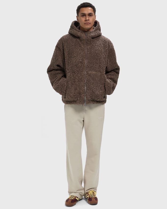 HOODED NYLON WINDBREAKER