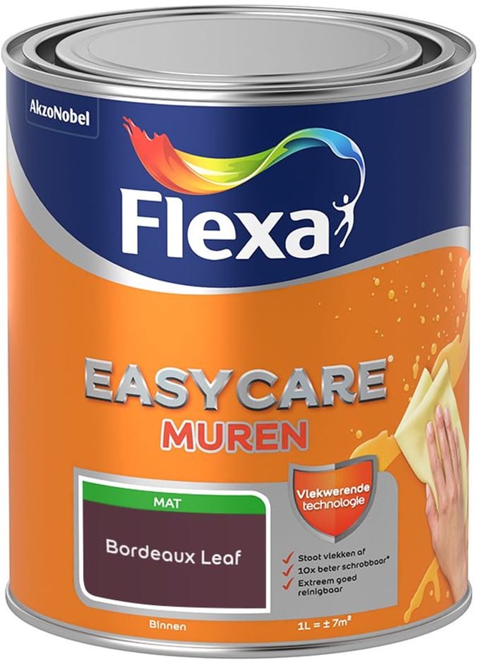 Flexa - Easycare Muren - Bordeaux Leaf - Mengverf - 1 L