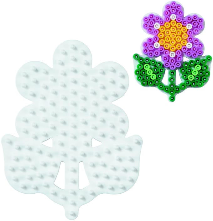 Hama - Strijkkralen Grondplaat Bloem - Wit