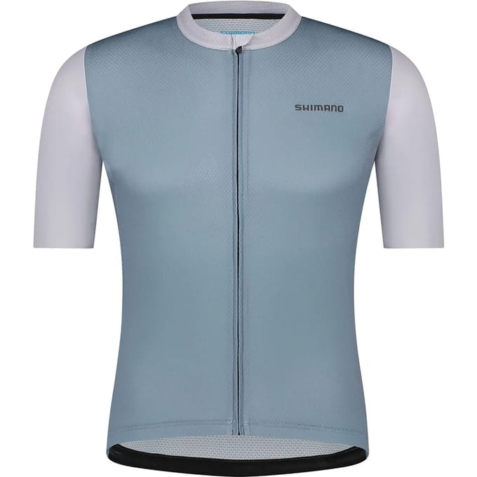Shimano Aria Aerolite Korte Mouw Wielertrui Blauw S Man