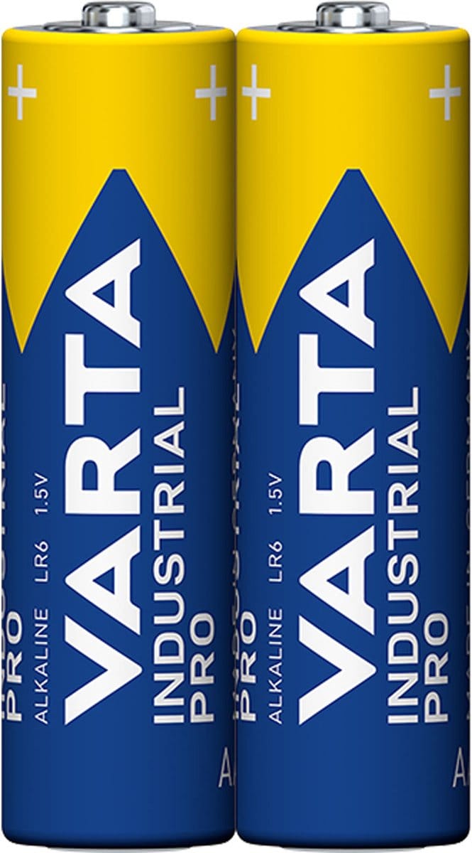 Varta Industrial Pro AA batterij (penlite) Alkaline 2.96 Ah 1.5 V 2 stuk(s)