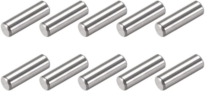 Dailygoods - Pluggenpen 4 x 20 mm 25 Stuks Roestvrij Staal