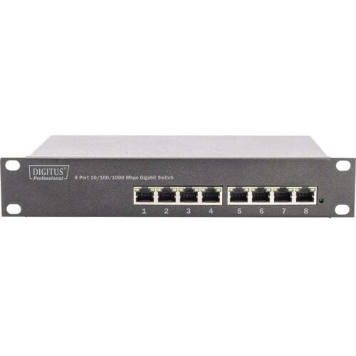 Digitus DN-80114 DN-80114 Netwerk switch 8 poorten 10 / 100 / 1000 MBit/s
