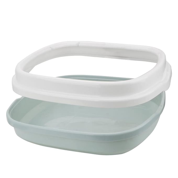 Ensemble de toilettes anti-éclaboussures pour chien, bac à litière pour chat, bac à litière pour animaux de compagnie, bac à litière pour chat avec pelle, bac à litière pour chien et chat