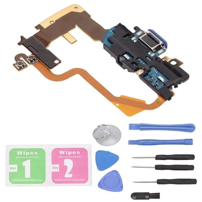 USB Oplaadpoort Connector Flex Kabel PCB Board Vervanging voor LG G7 ThinQ Europese Versie black