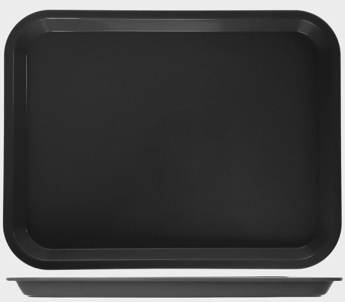 Araven Dienblad Fast Food 35x27xh2cm Zwart