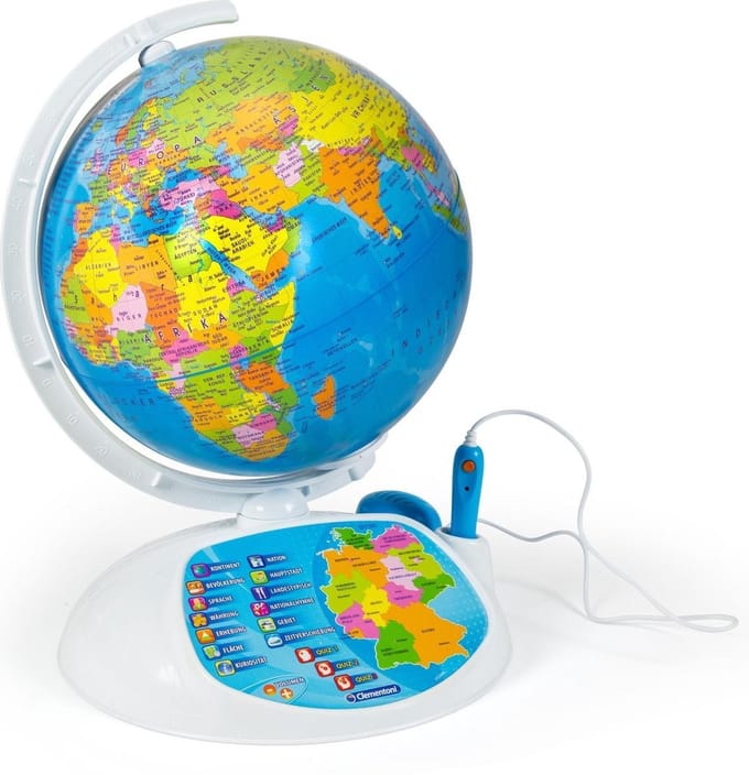 Clementoni Interactieve wereldbol met app | Duits