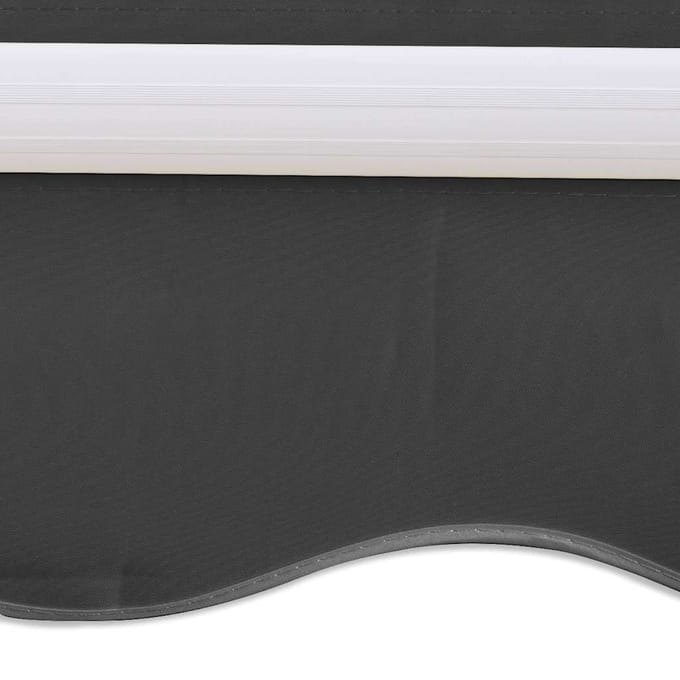 vidaXL - Luifel - gemotoriseerd - uitschuifbaar - 400 - cm - antraciet
