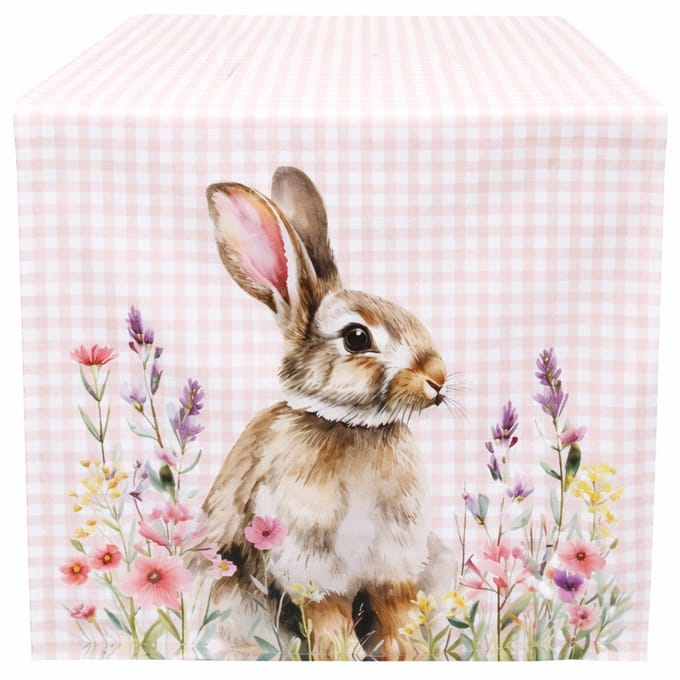 Unique Living - Tafelloper Easter - Lente - Pasen - 45x150cm - Beige