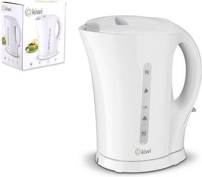 Kiwi waterkoker KK-3303 1,7 L 2000W Wit