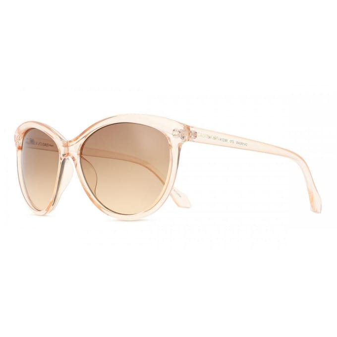Calvin Klein Cat Eye Dames Kristal Beige Bruin Gradiënt CK19534S