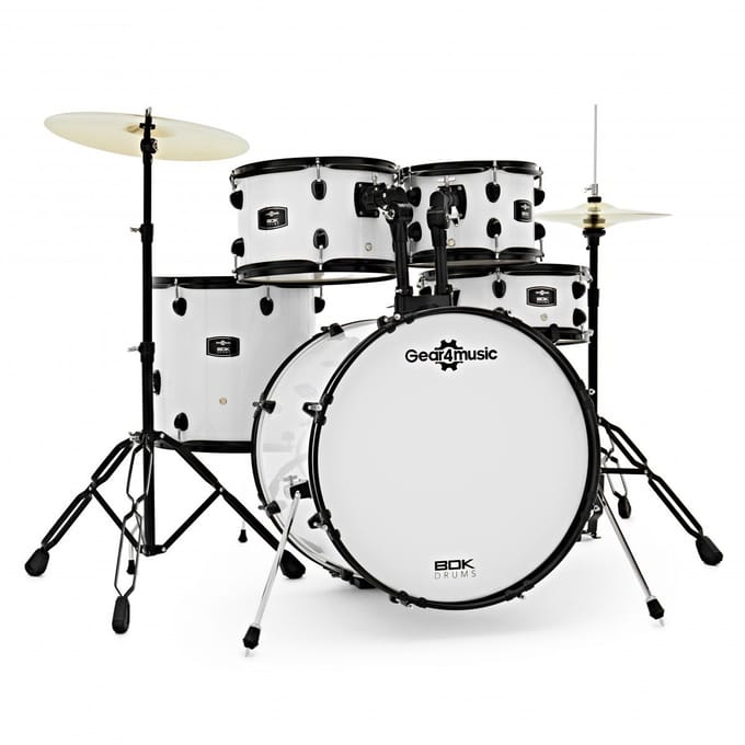 BDK-20 Fusion Drumstel van Gear4music, Wit