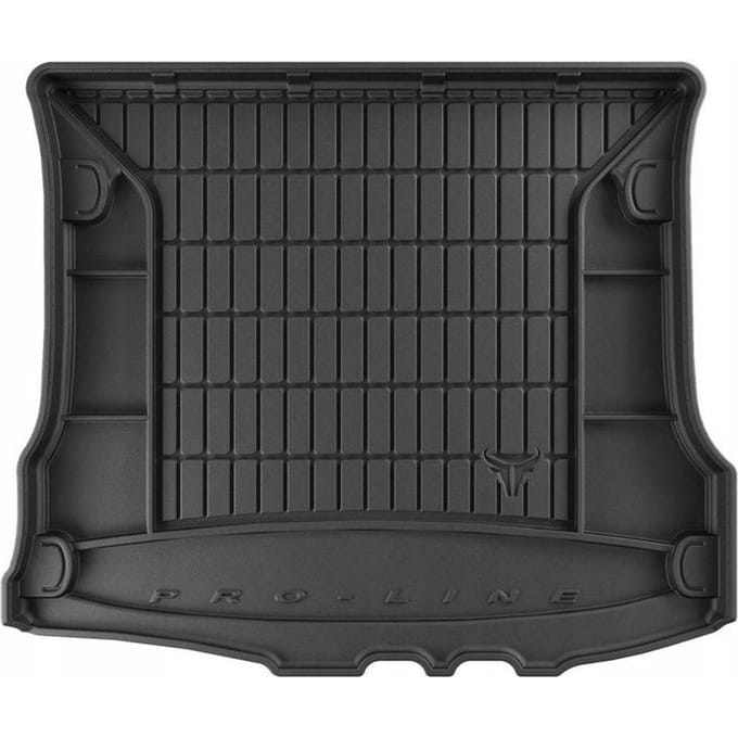 Frogum Kofferbakmat met Organizer - Dacia Logan MCV I (2006-2012) - Pasvorm - Zwart