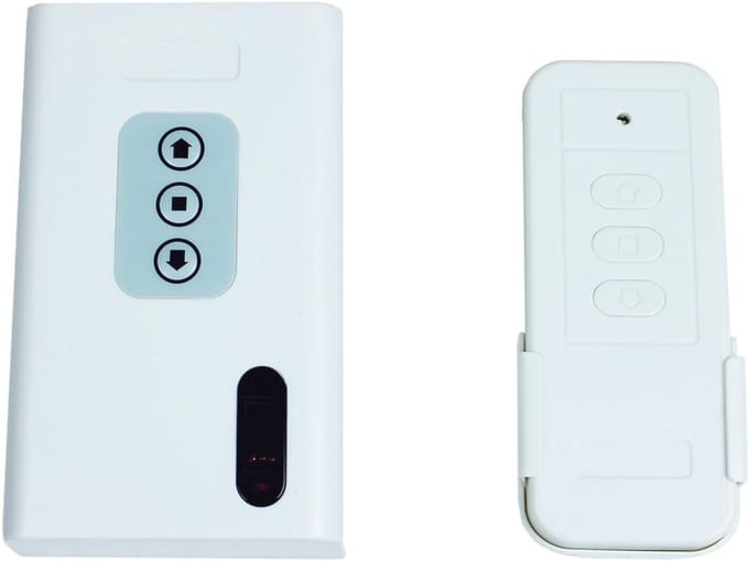 Infrarood set voor elektrisch projectiedoek - Wit