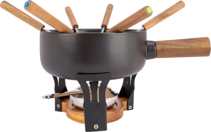 Cosy&Trendy Aspen Fondue - Ø20,5cm - Stoneware + 6 Vorken