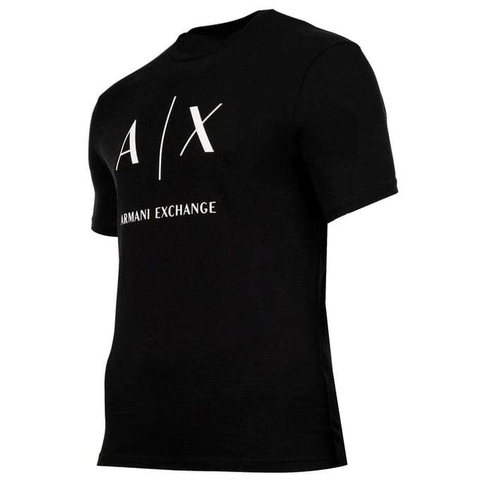Armani Exchange Xm002683_af10356 T-shirt Met Korte Mouwen Zwart S Man