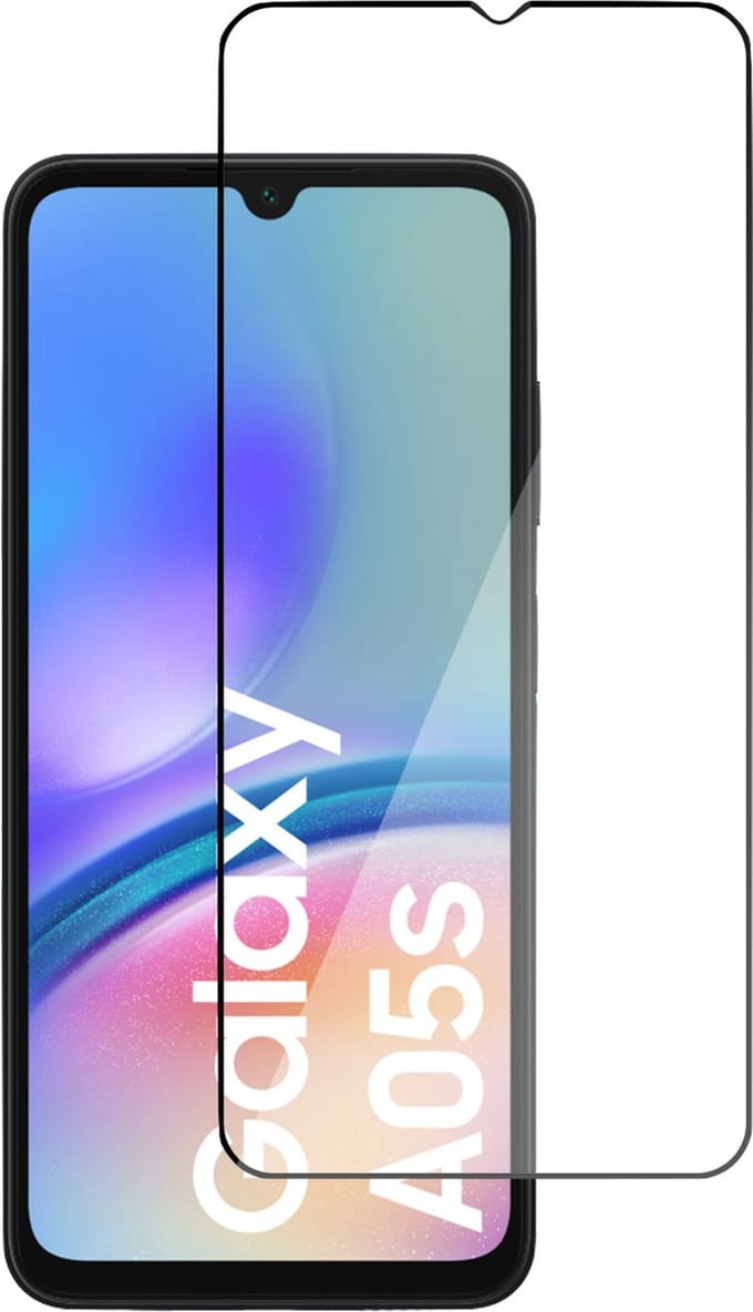 Screenprotector geschikt voor Samsung Galaxy A05s – Gehard Glas - Full Proteqt+