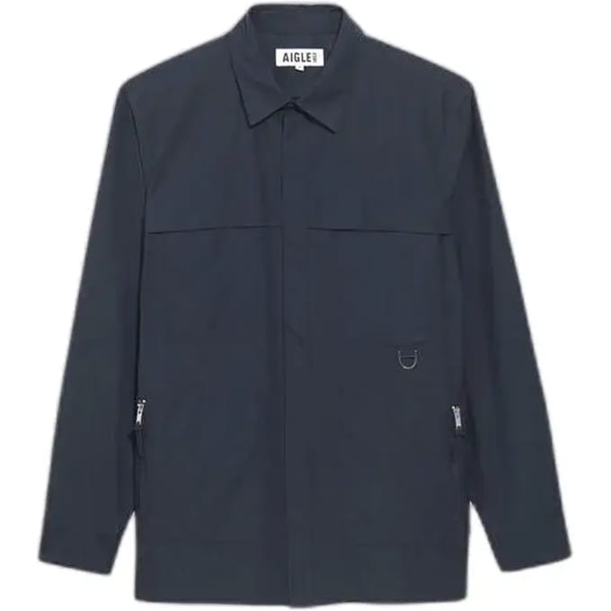 Aigle Ais25mshi002 Overhemd Met Lange Mouwen Blauw M Man