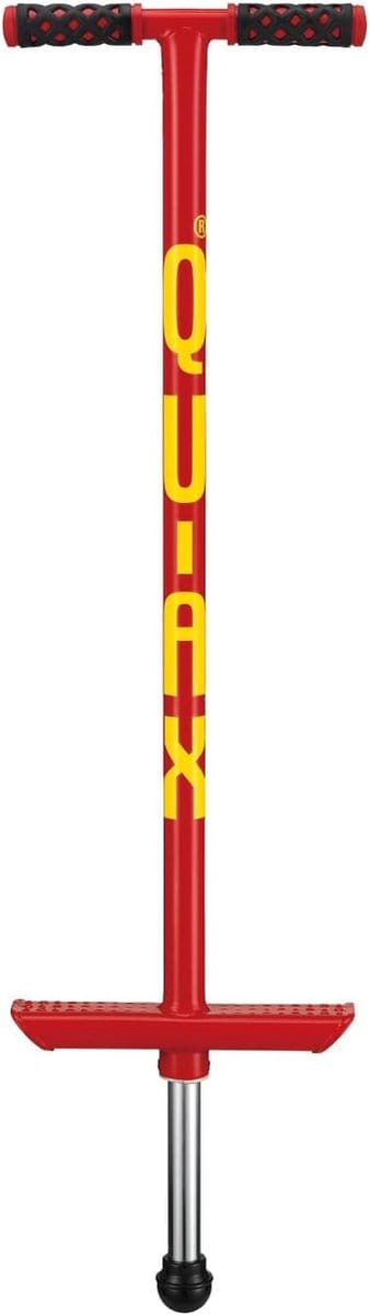 Springstok - Pogo stick - Buiten spelen - Veer met demping - 24 x 87 x 7 cm - Rood