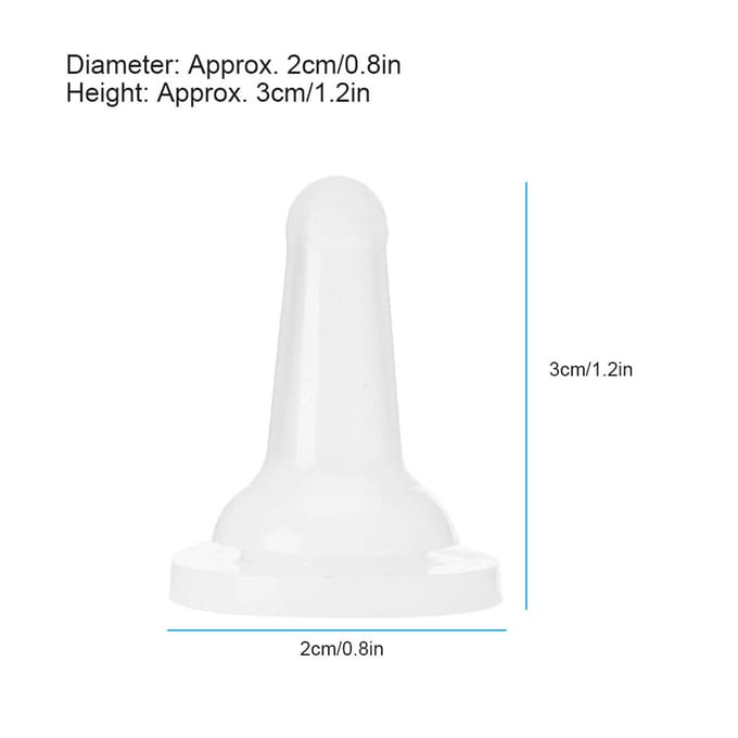 15 stuks Huisdier Kat Hond Silicone Veiligheid Zacht Verpleegfles Voeder Speen Accessoire white