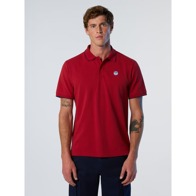 North Sails Polo Shirt Met kraagprint
