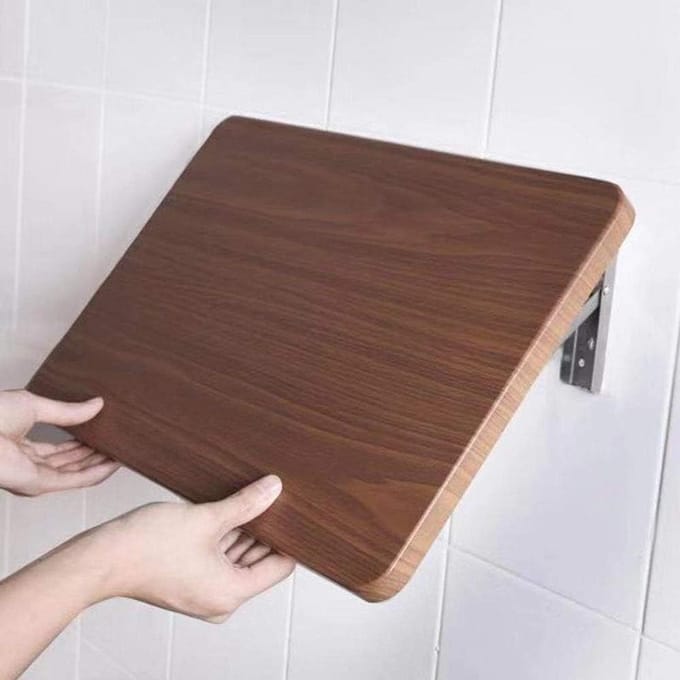 Opvouwbaar Wandbureau - Wandmontage Bureau - Ruimte Besparen - Inklapbaar Ontwerp - Niet Gespecificeerd - Bruin