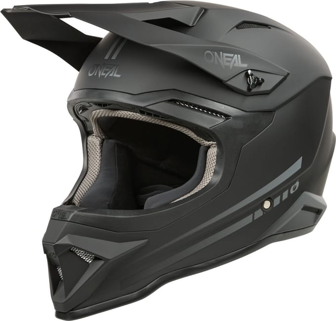 O'NEAL 1SRS Solid Mat Zwarte Crosshelm - Helm
