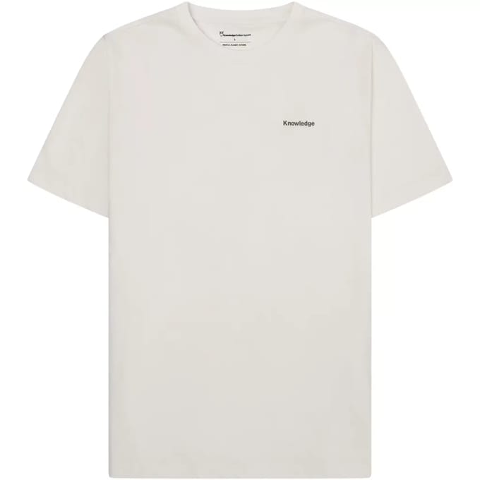 T-shirt met print op de rug KnowledgeCotton Apparel