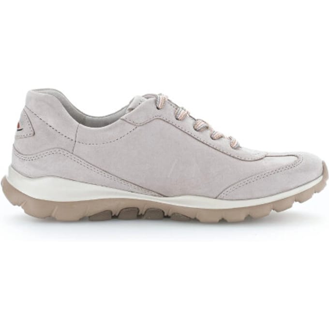 Gabor rollingsoft sensitive 46.965.31 - dames rollende wandelsneaker - Beige - maat 37 (EU) 4 (UK)