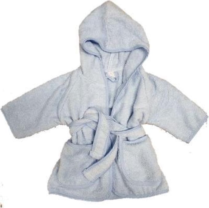 Baby badjas blauw