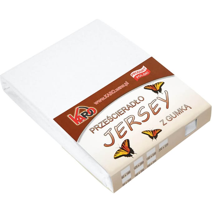 Jersey Hoeslaken met Elastiek - Wit Katoen, Zacht & Strijk-vrij